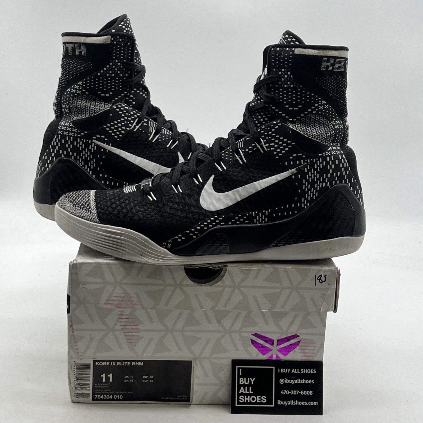 Size 11 - Nike Kobe 9 Elite Black History Month (704304-010)