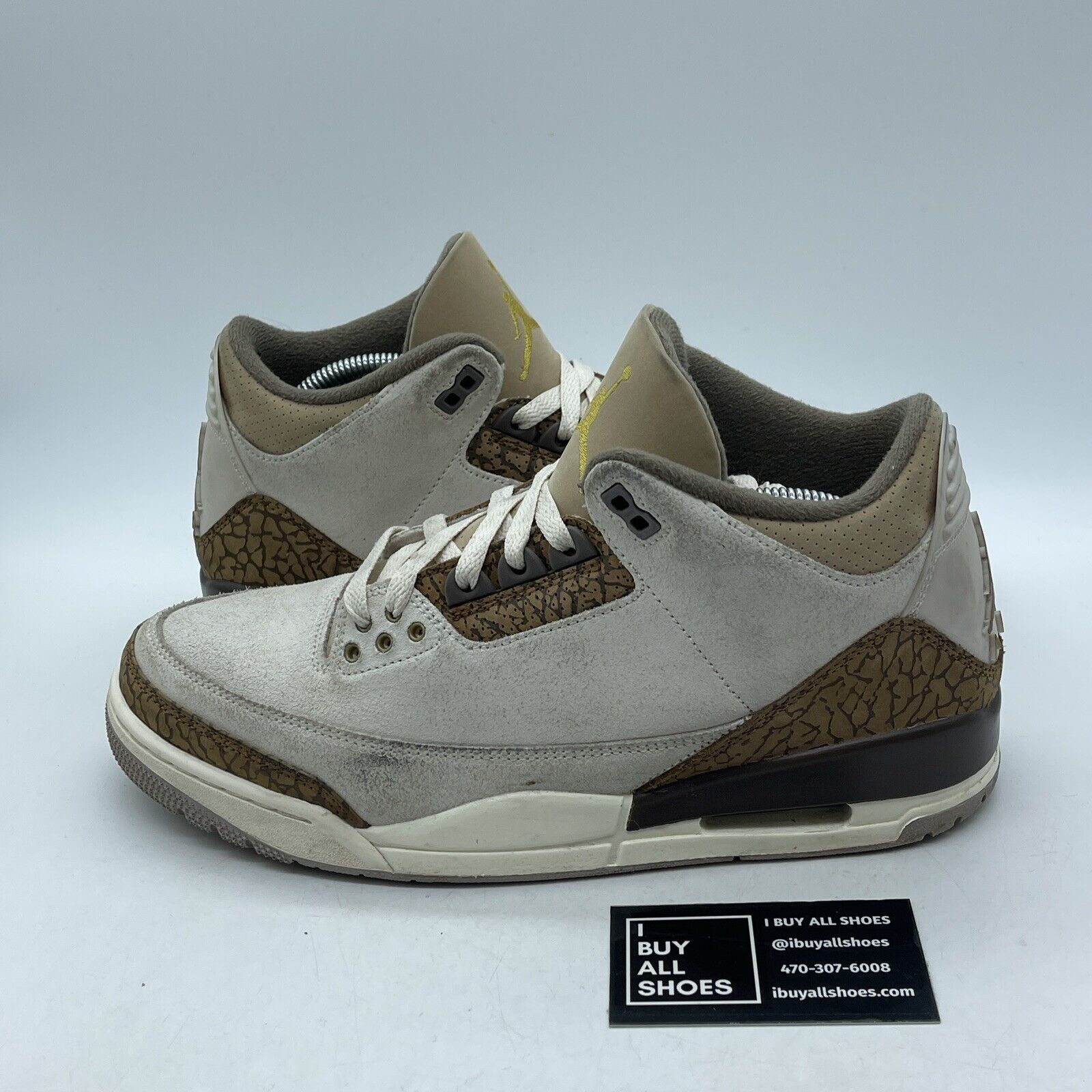 Size 10 - Jordan 3 Retro Low Palomino Brown Suede Leather (CT8532-102)