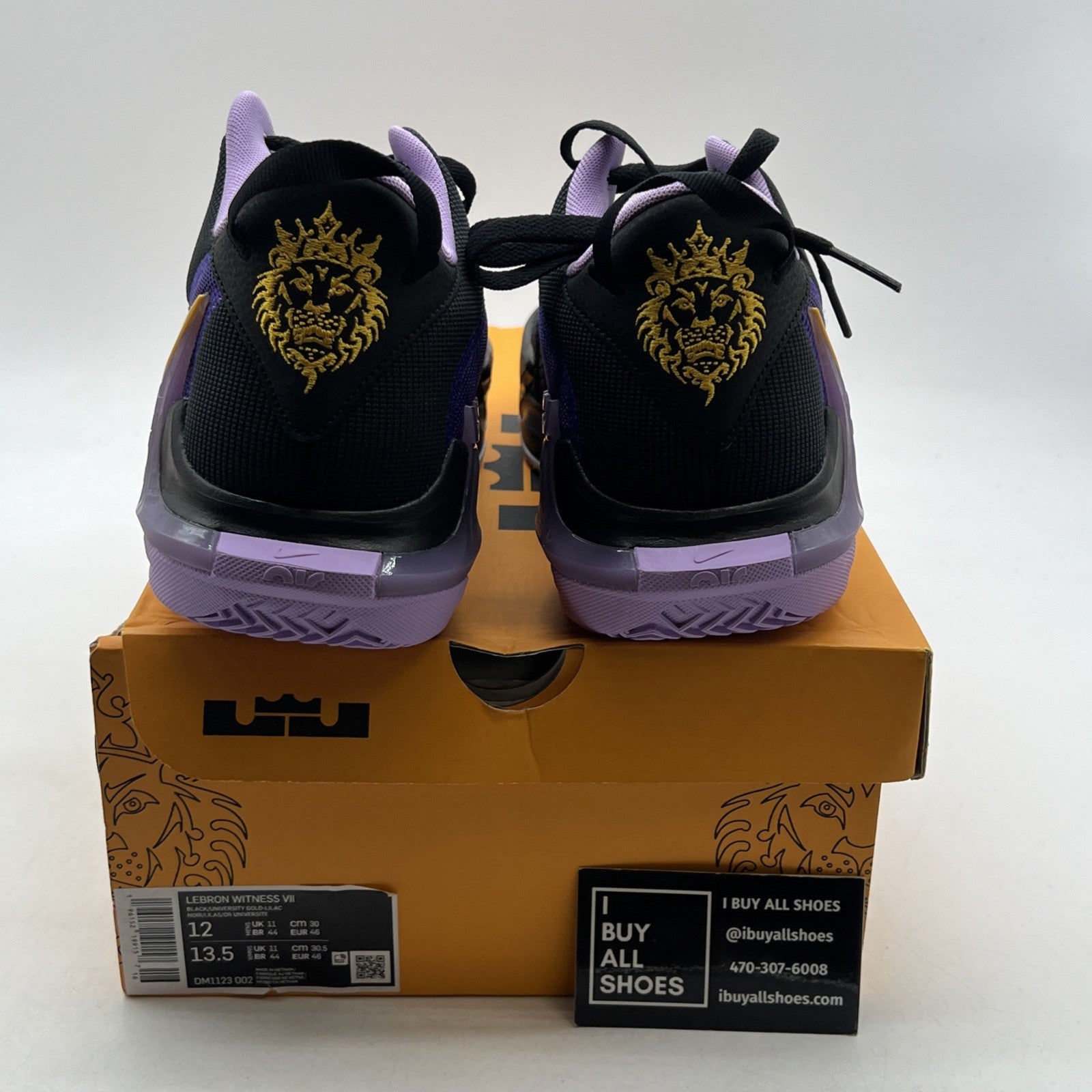 Size 12 - Nike LeBron Witness 7 Lakers (DM1123-002)