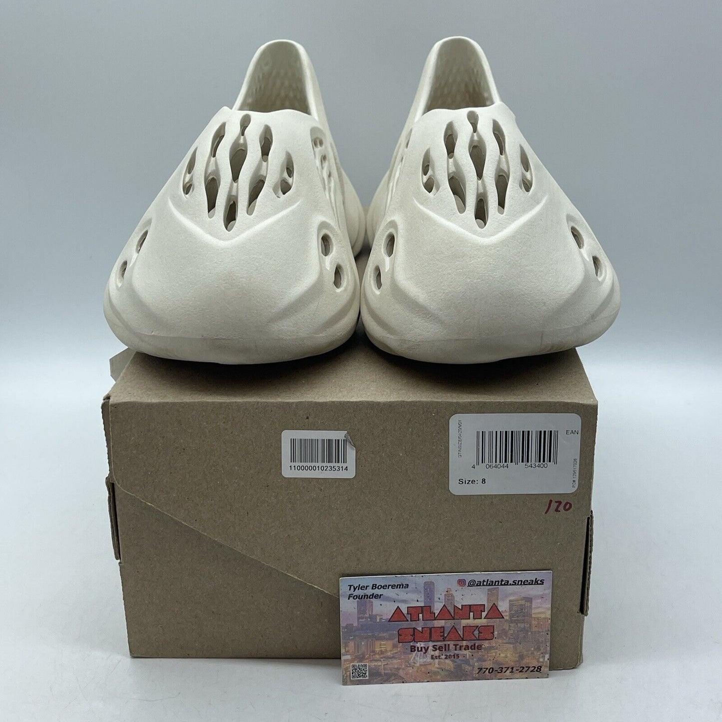 Size 8 - Yeezy Foam RNNR Sand Leather (FY4567)