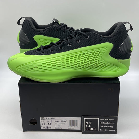 Size 12 - adidas AE 1 Low Slime Green Black Suede (JI4065)