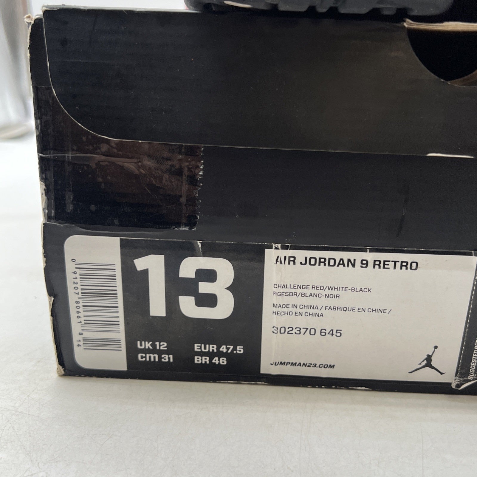 Size 13 - Air Jordan 9 Retro Motorboat Jones (302370-645)