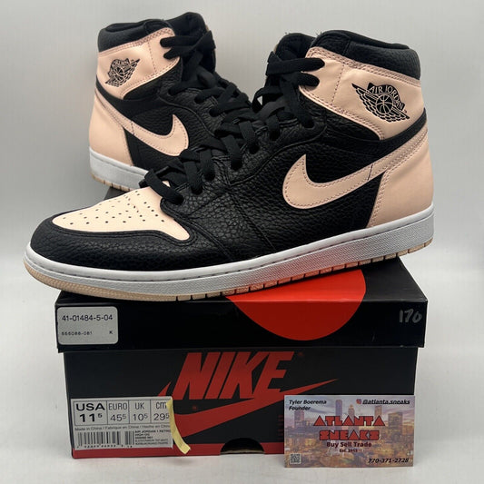 Size 11.5 - Air Jordan 1 Retro OG High Crimson Tint Black Leather (555088-081)