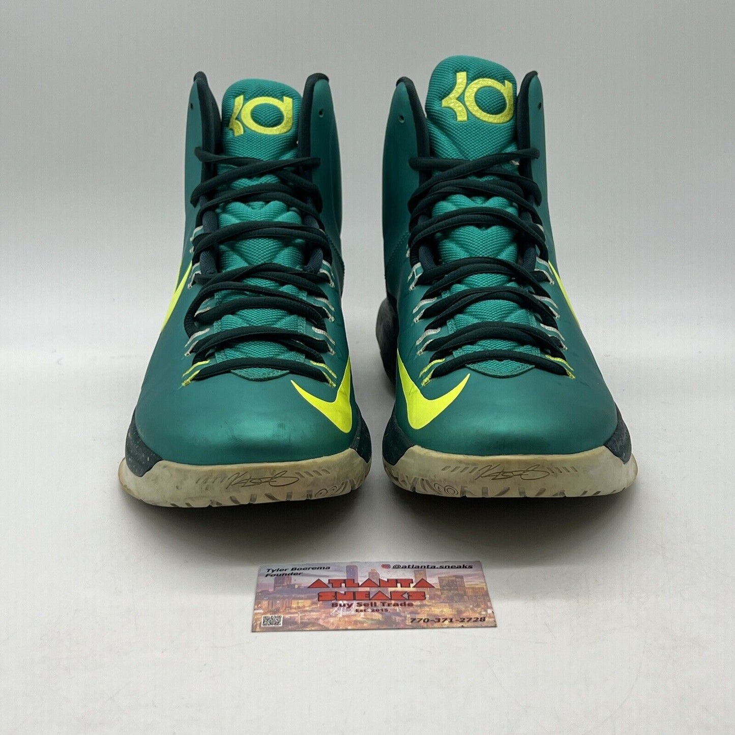 Size 11.5 - Nike KD 5 Hulk - 554988-300 Green (554988-300)