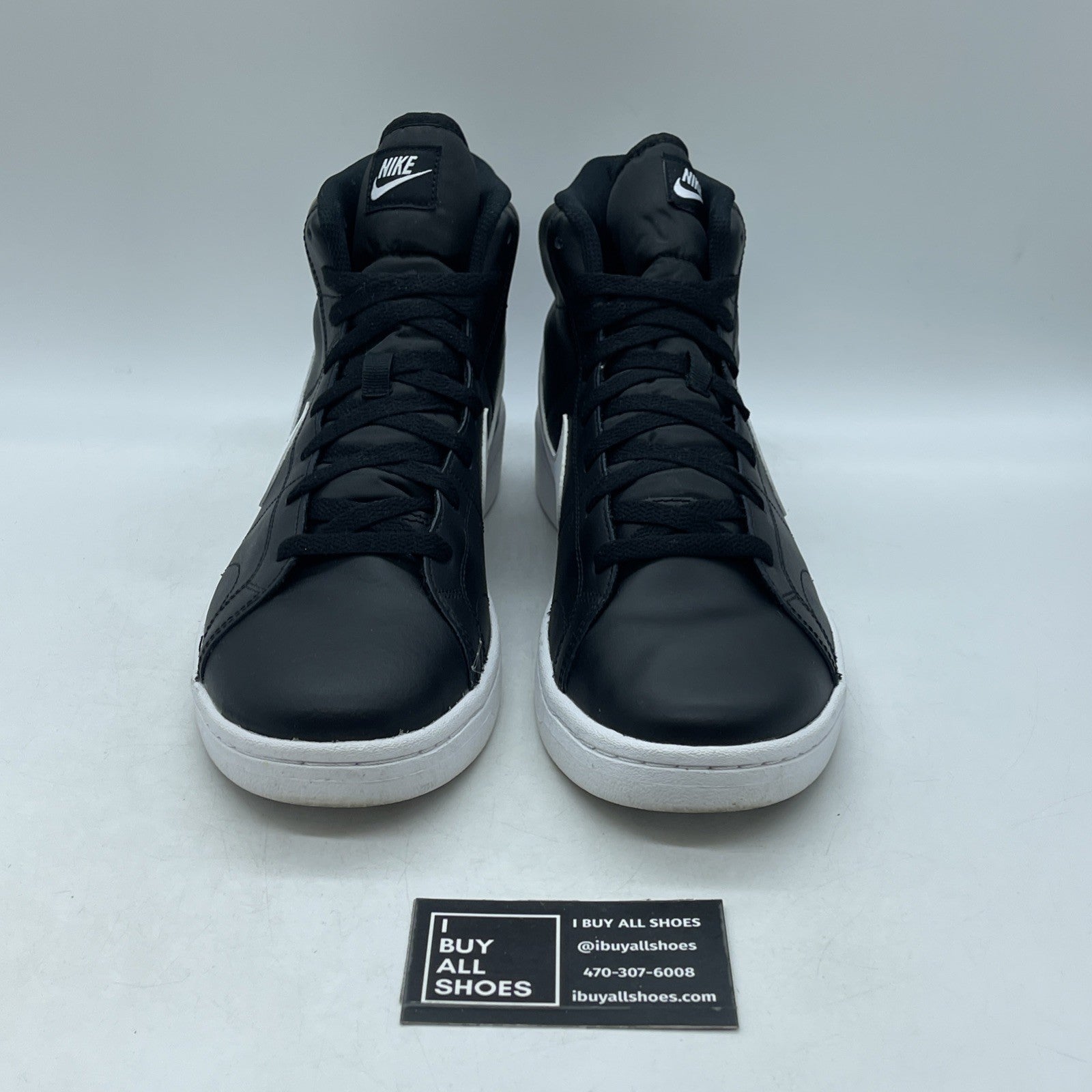 Size 11.5 - Nike Court Royale 2 Mid Black Onyx (CQ9179-001)
