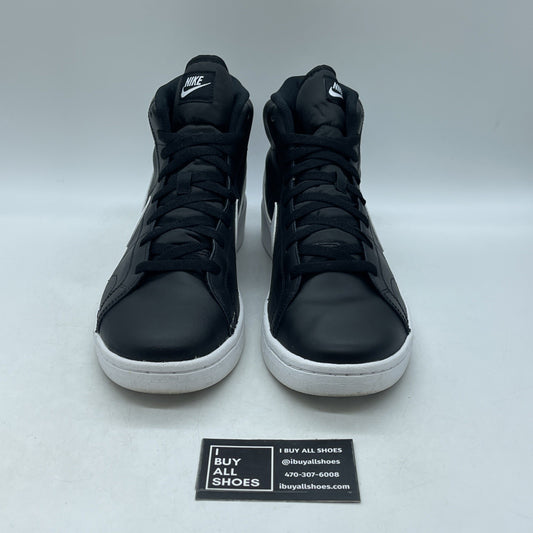 Size 11.5 - Nike Court Royale 2 Mid Black Onyx (CQ9179-001)