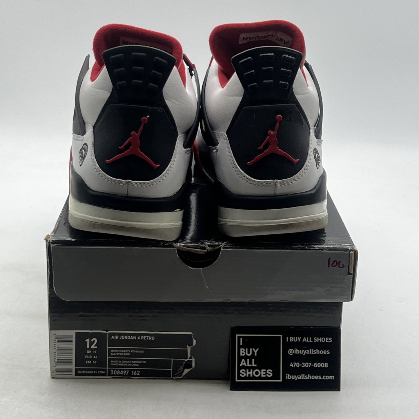 Size 12 - Air Jordan 4 Retro Mars Blackmon (308497-162)