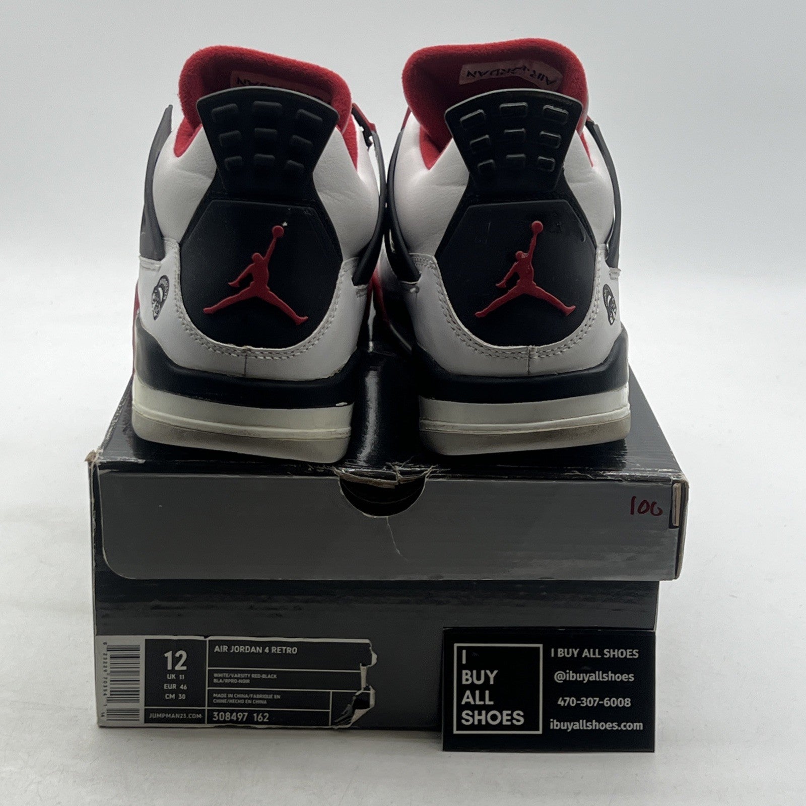 Size 12 - Air Jordan 4 Retro Mars Blackmon (308497-162)