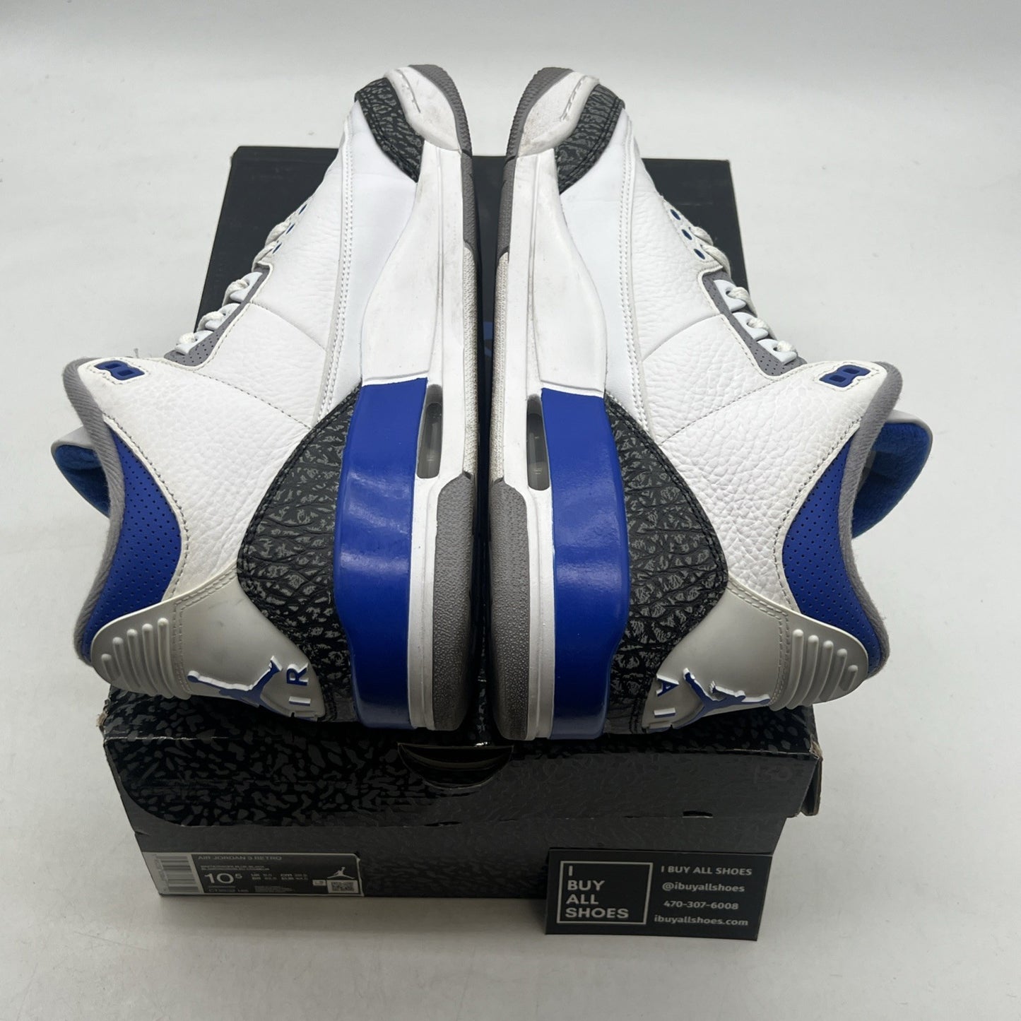 Size 10.5 - Air Jordan 3 Retro Mid Racer Blue (CT8532-145)