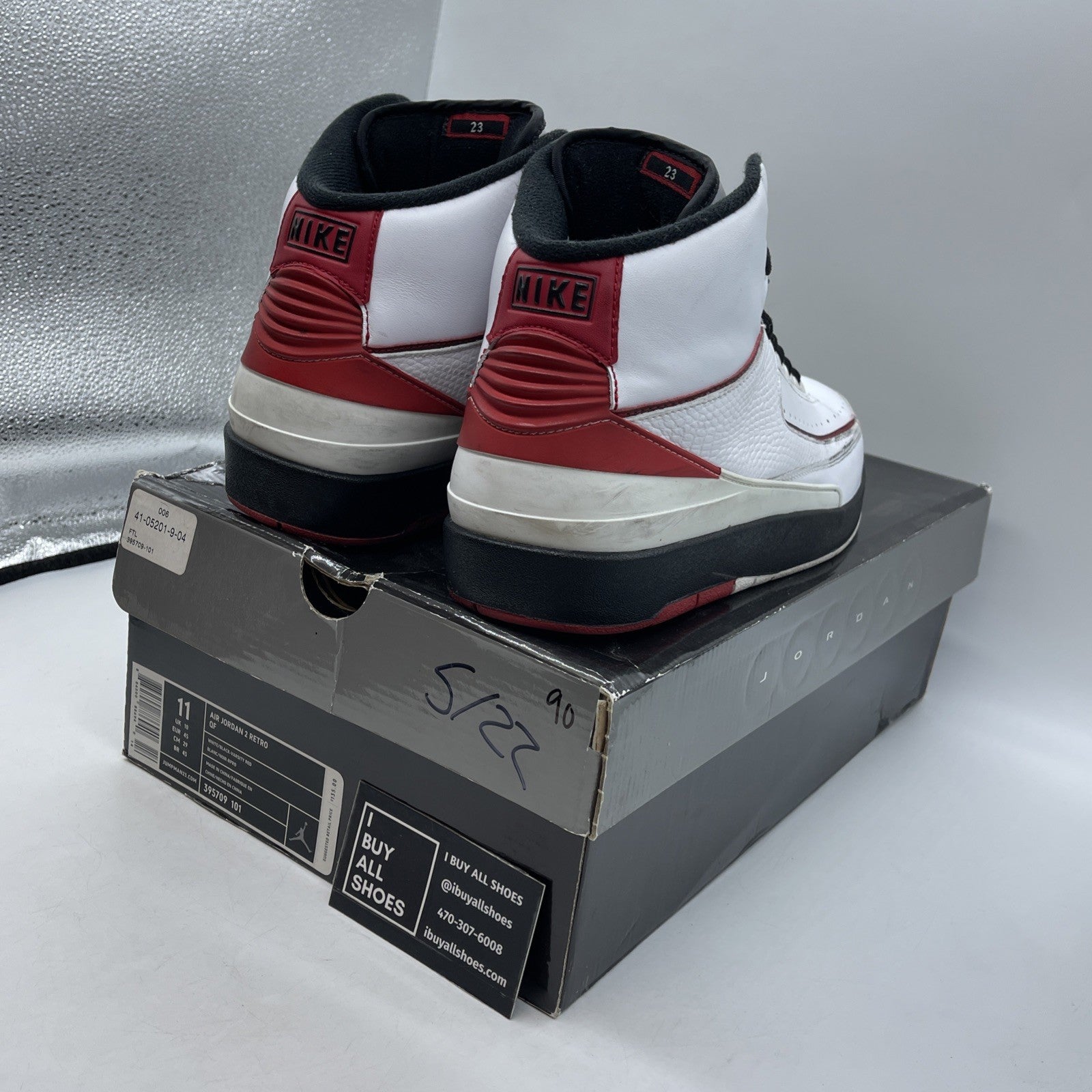Size 11 - Air Jordan 2 Retro QF 2010 Varsity Red (395709-101)
