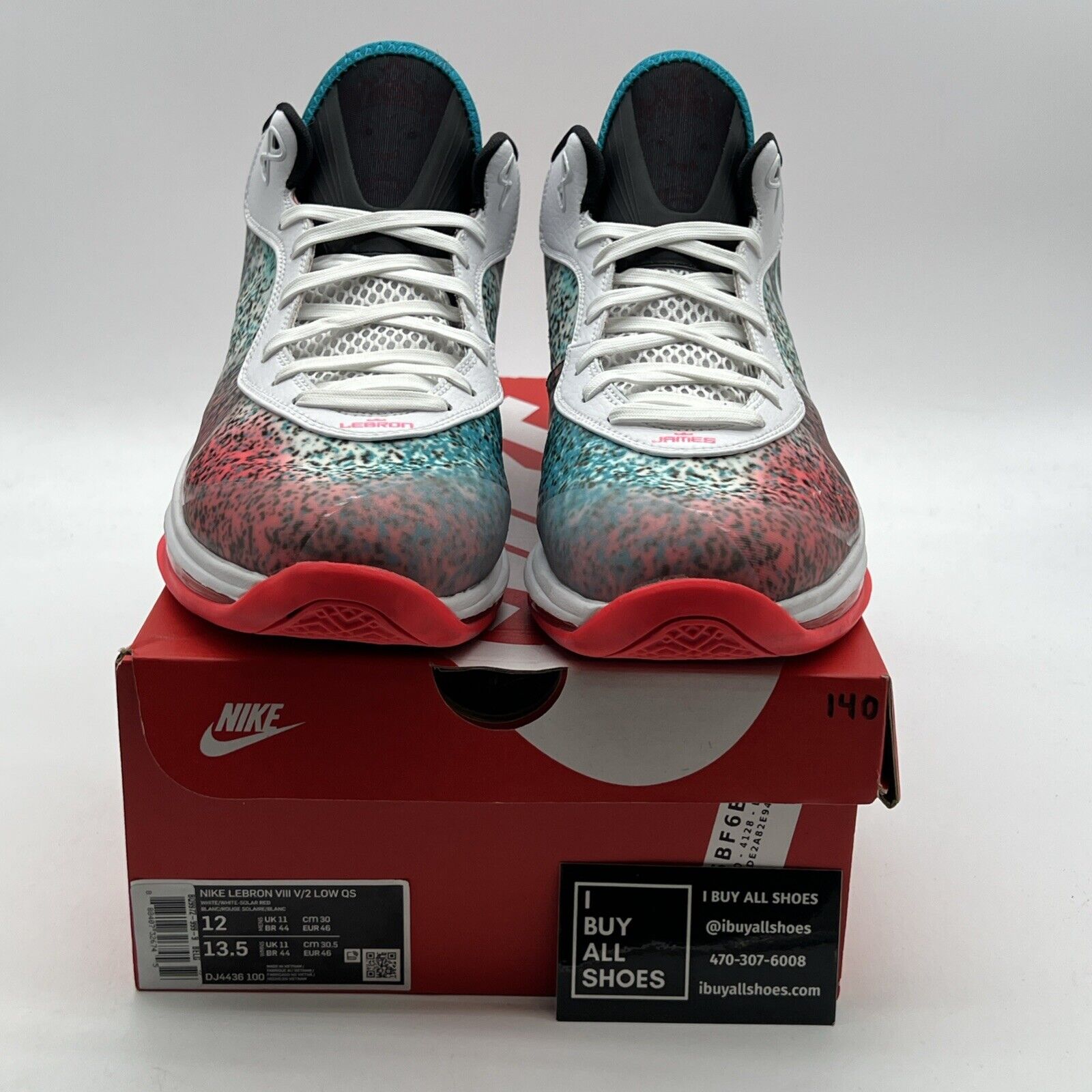 Size 12 - Nike LeBron 8 V/2 Retro 2021 Low Miami Night (DJ4436-100)