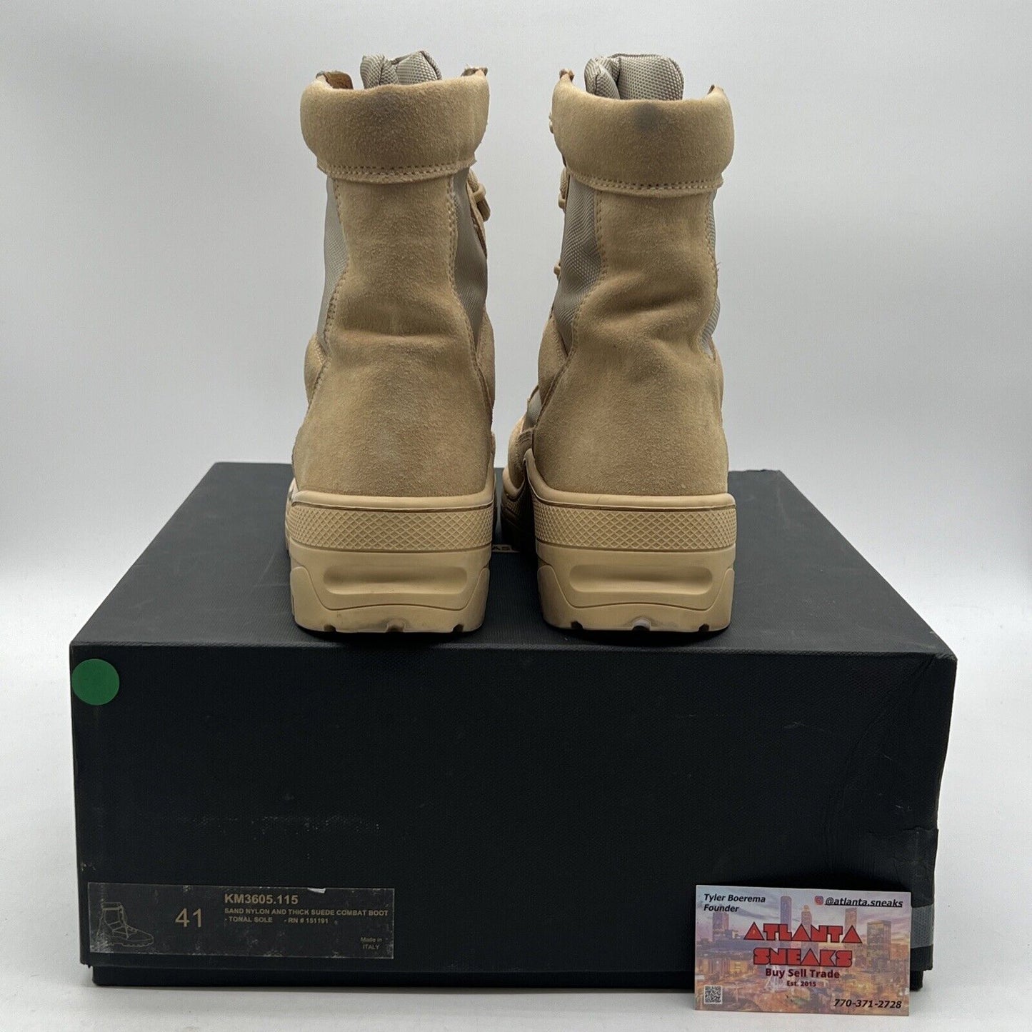 Size 8 - Yeezy Season 4 Sand Combat Boots (KM3605115)