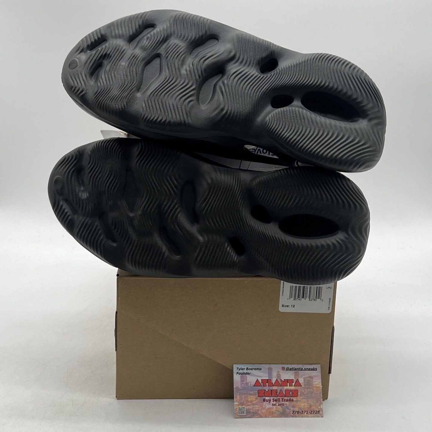 Size 12 - Adidas Yeezy Foam Runner Onyx ( HP8739)