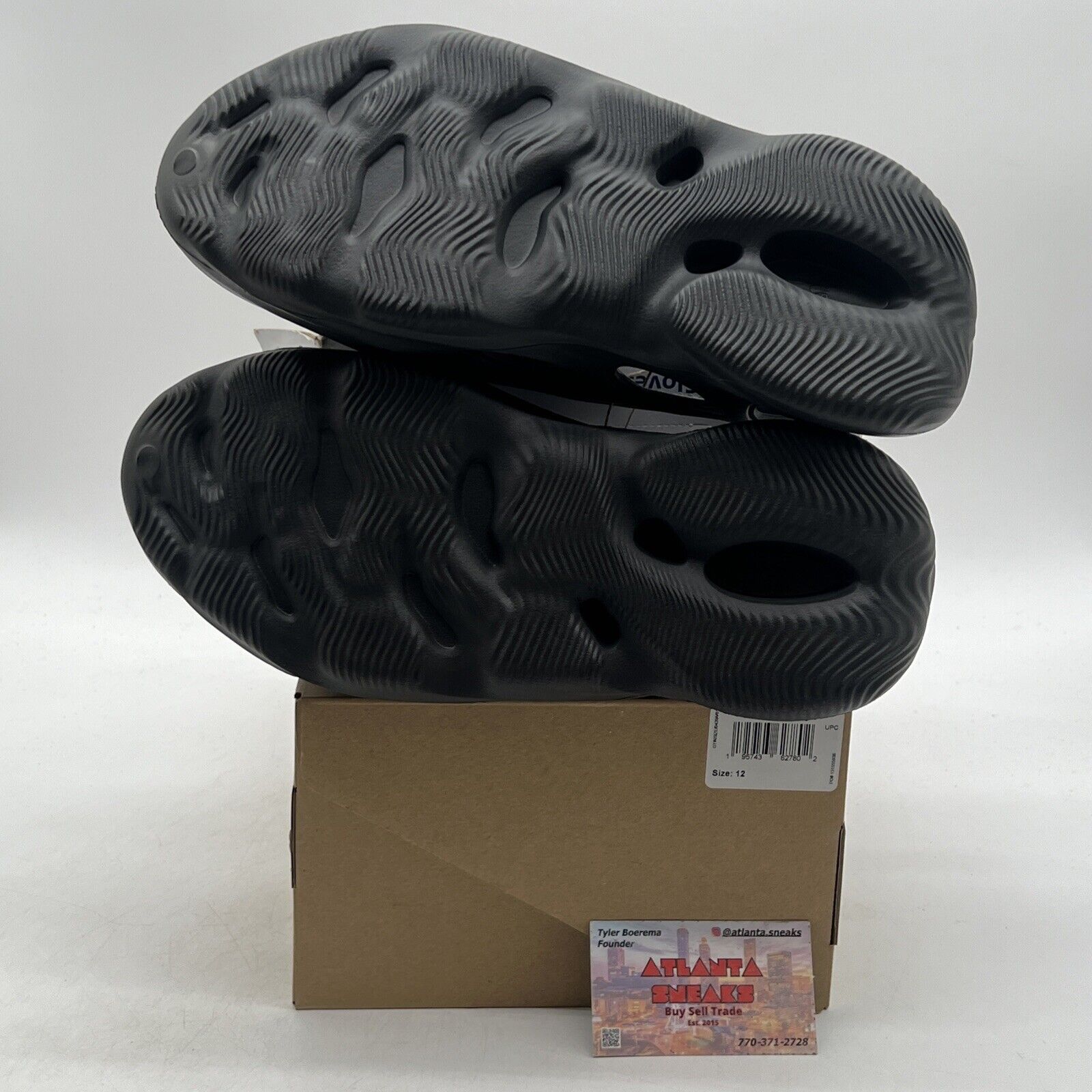 Size 12 - Adidas Yeezy Foam Runner Onyx ( HP8739)