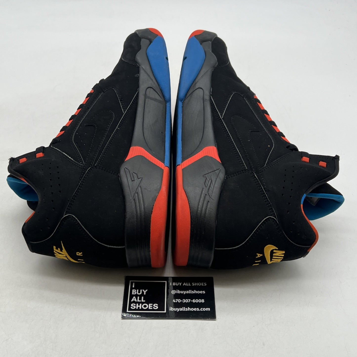 Size 13 - Nike Air Flight Lite Mid Black Team Orange (DQ7687-001)