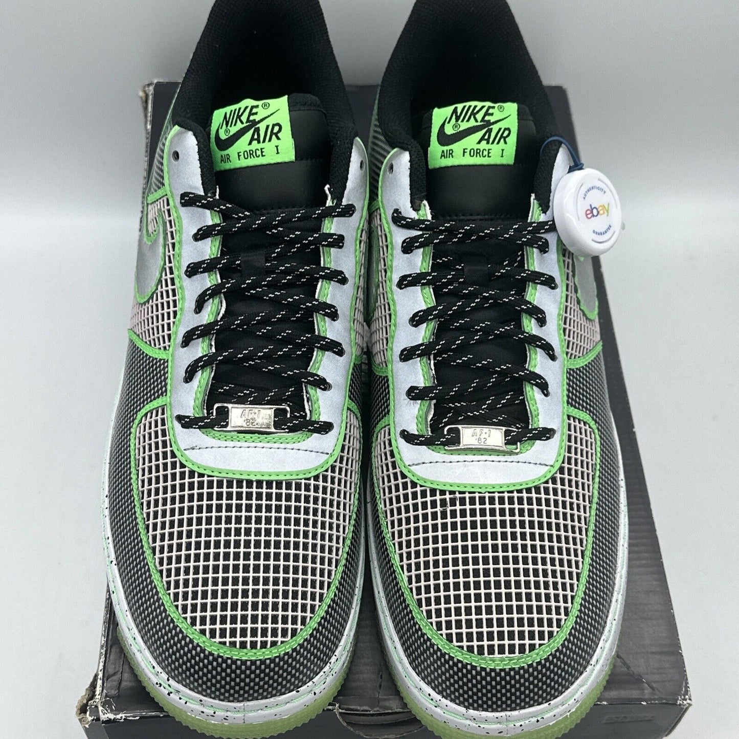 Size 12 - Nike Air Force 1 Low Insideout DB Doernbecher Green 3m Black Leather
