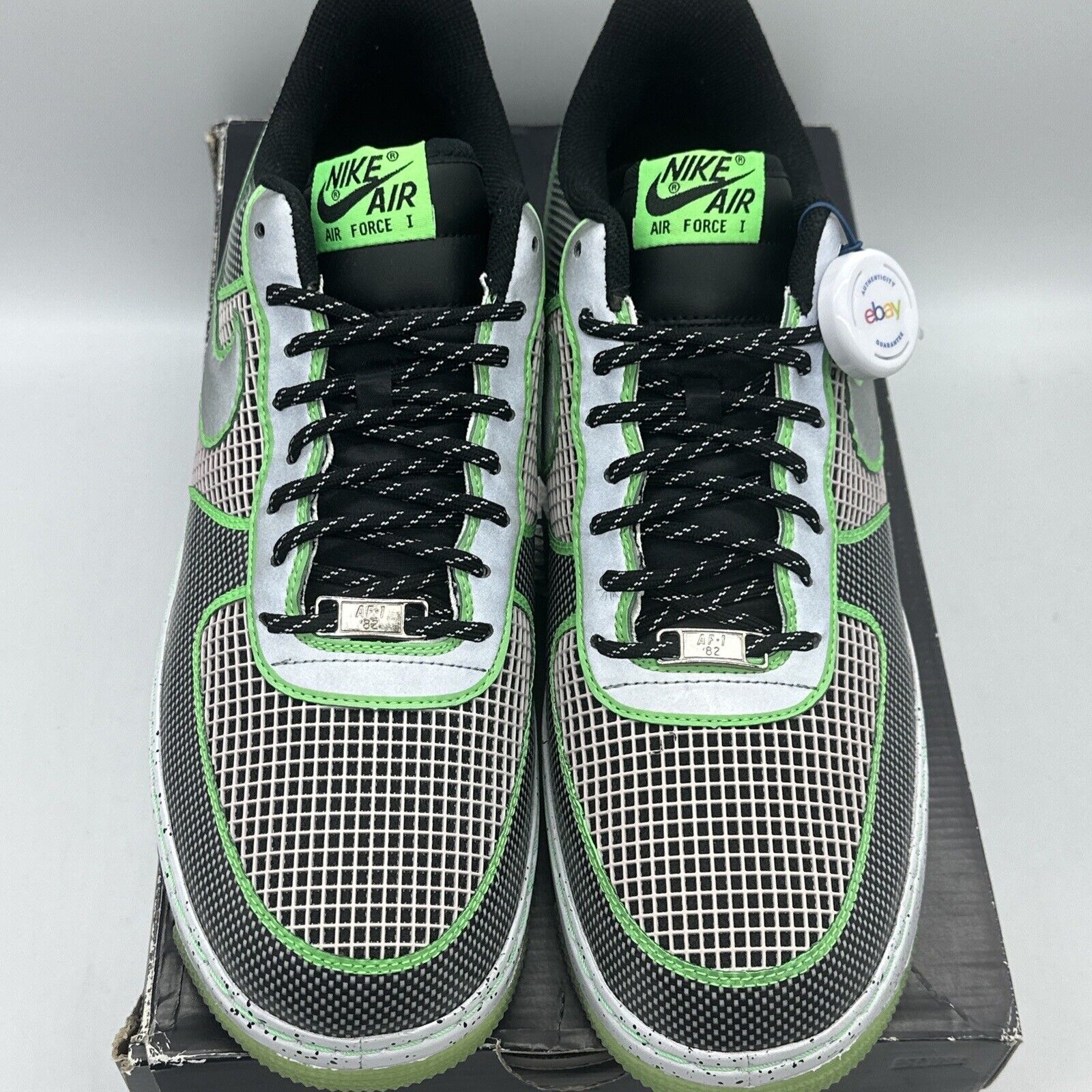 Size 12 - Nike Air Force 1 Low Insideout DB Doernbecher Green 3m Black Leather