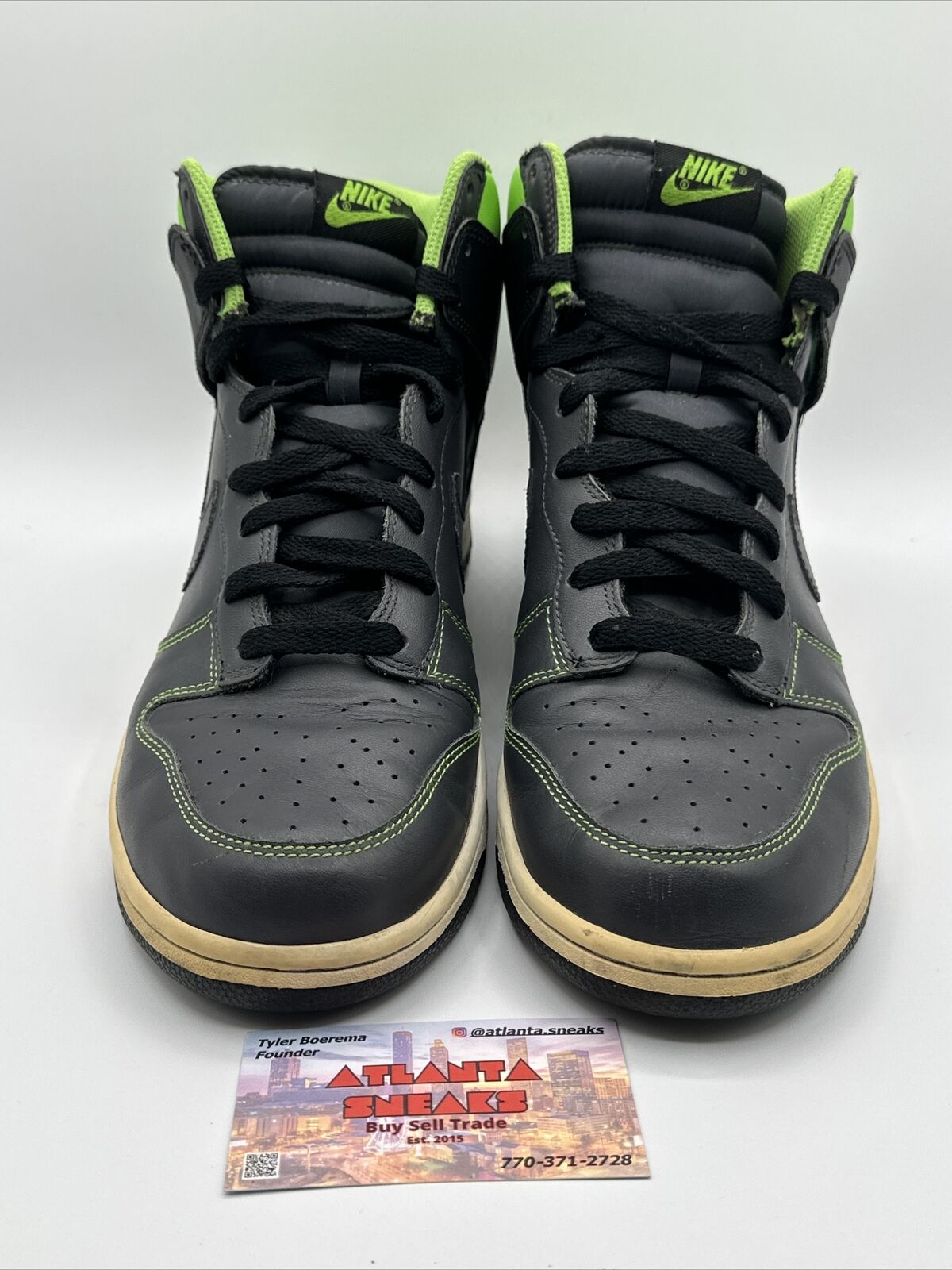 SEAHAWKS Nike Dunk High SIZE 11.5 Anthracite Mint Green 317982 031 Seattle SHOES