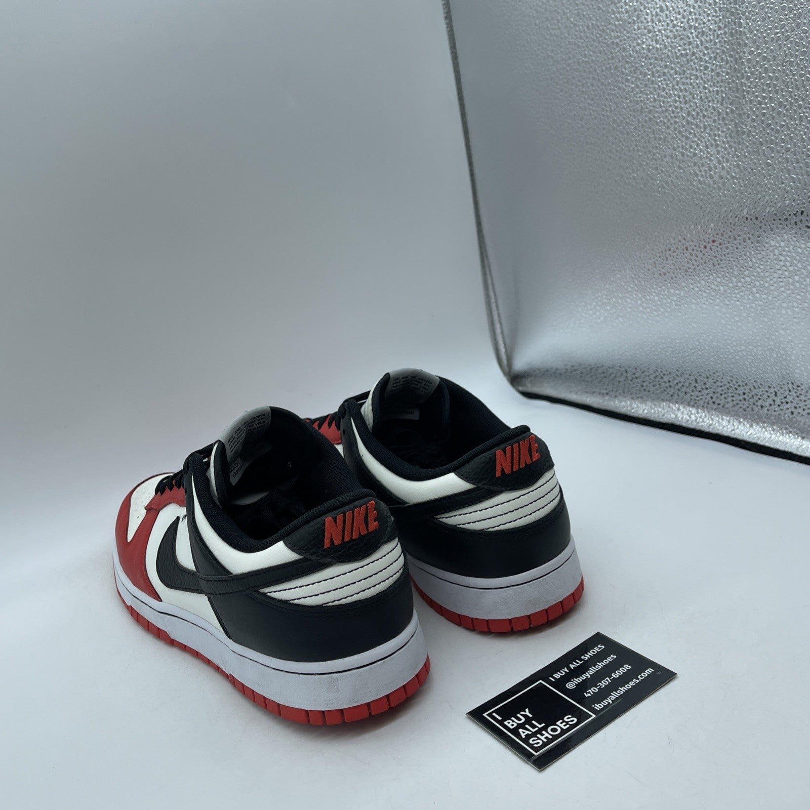 Size 12 - Nike Dunk Low EMB x NBA 75th Anniversary Bulls Leather (DD3363-100)