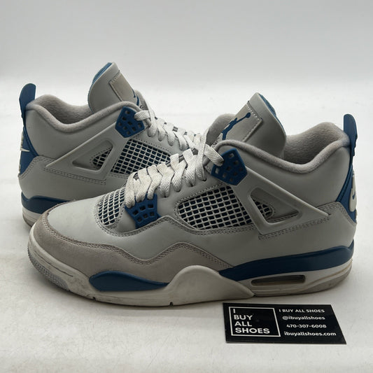 Size 9 - Air Jordan 4 Retro 2024 Military Blue (FV5029-141)