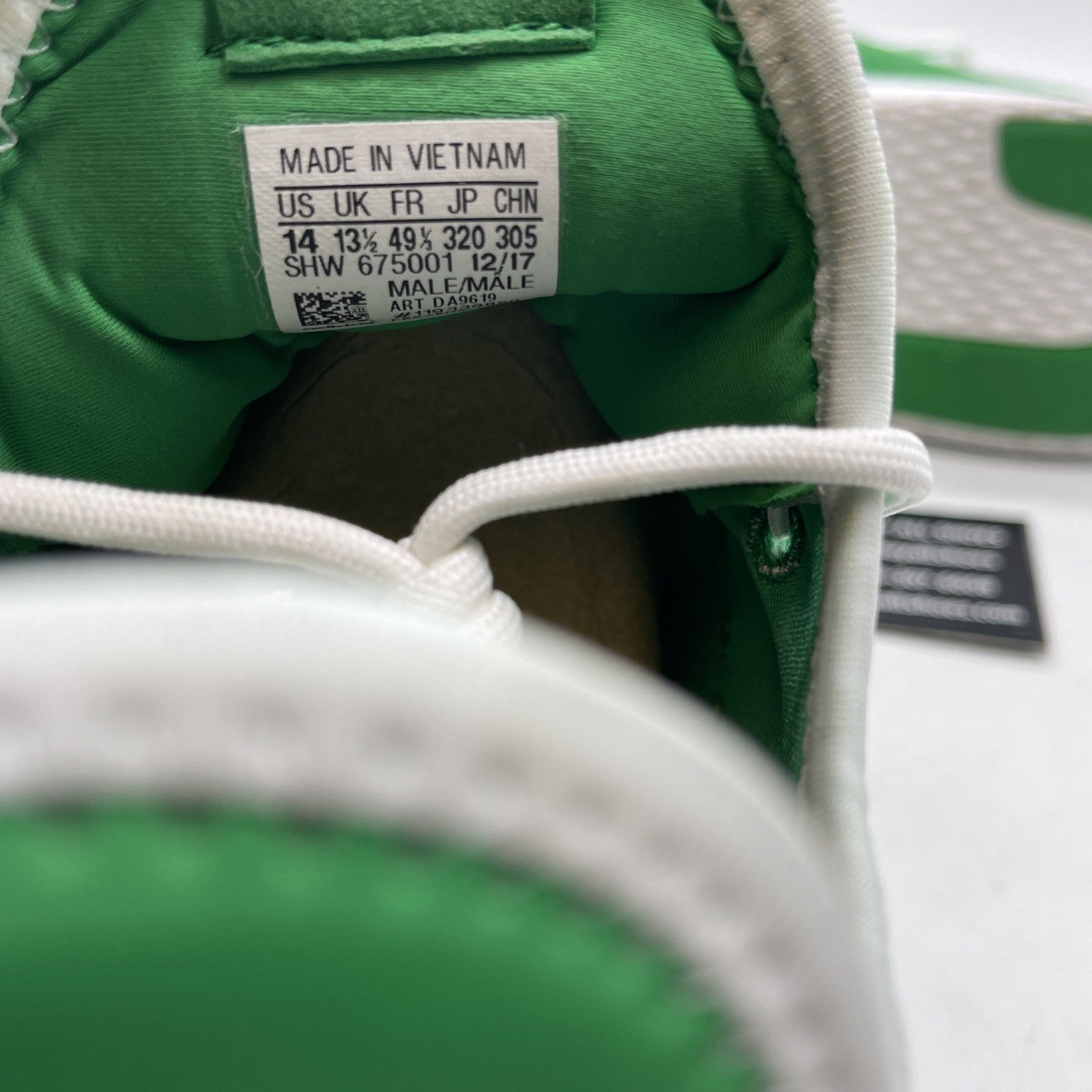 Size 14 - adidas Pharrell x Tennis Hu Holi Bright Green (DA9619)