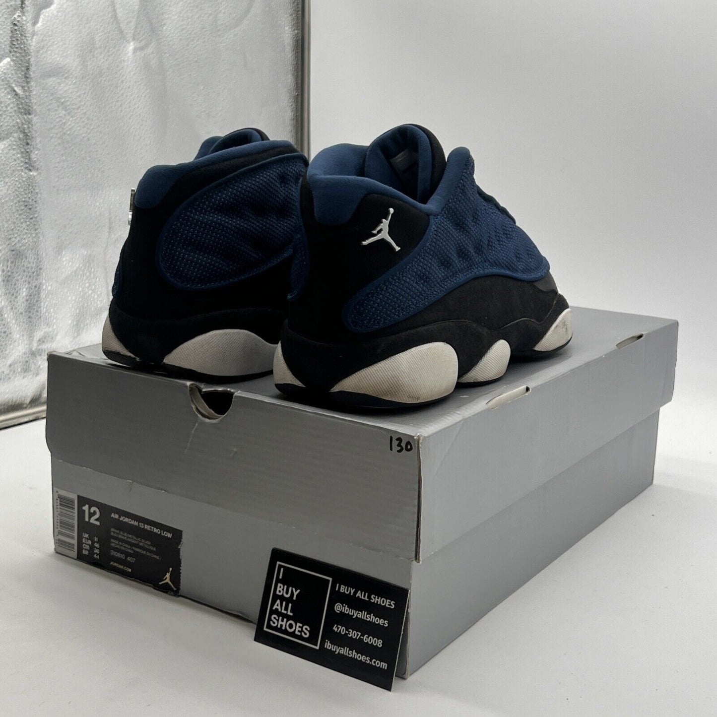 Size 12 - Air Jordan 13 Retro 2017 Low Brave Blue (310810-407)