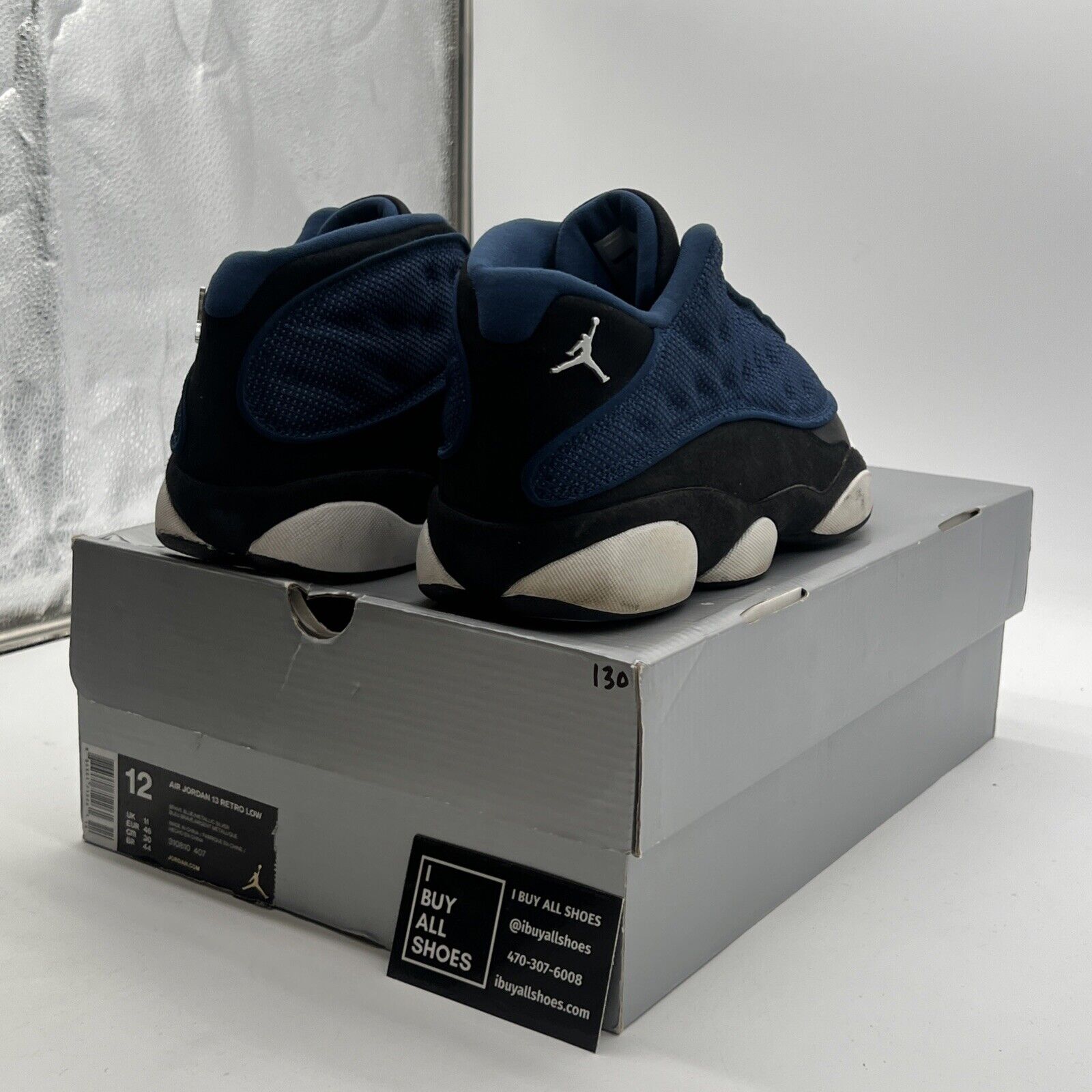 Size 12 - Air Jordan 13 Retro 2017 Low Brave Blue (310810-407)