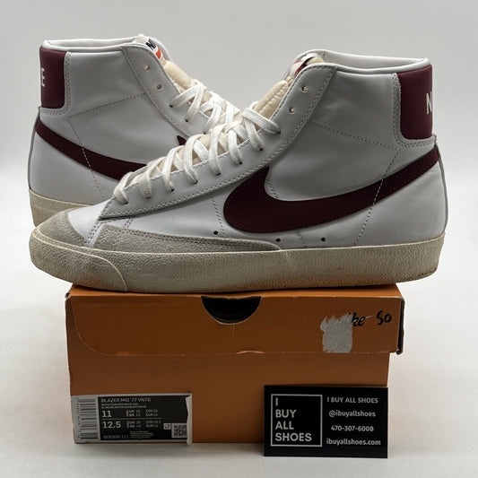 Size 11 - Nike Blazer '77 Vintage Mid White Team Red (BQ6806-111)