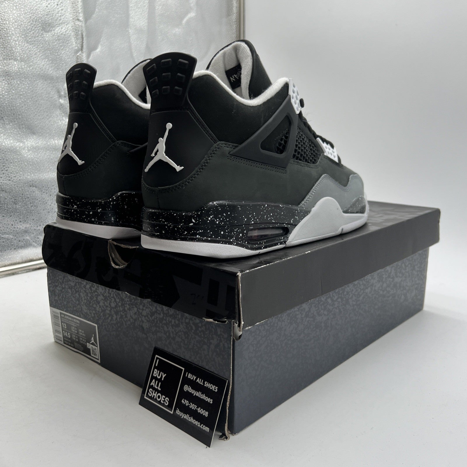 Size 13 - Air Jordan 4 Retro 2024 Fear (FQ8138-002)