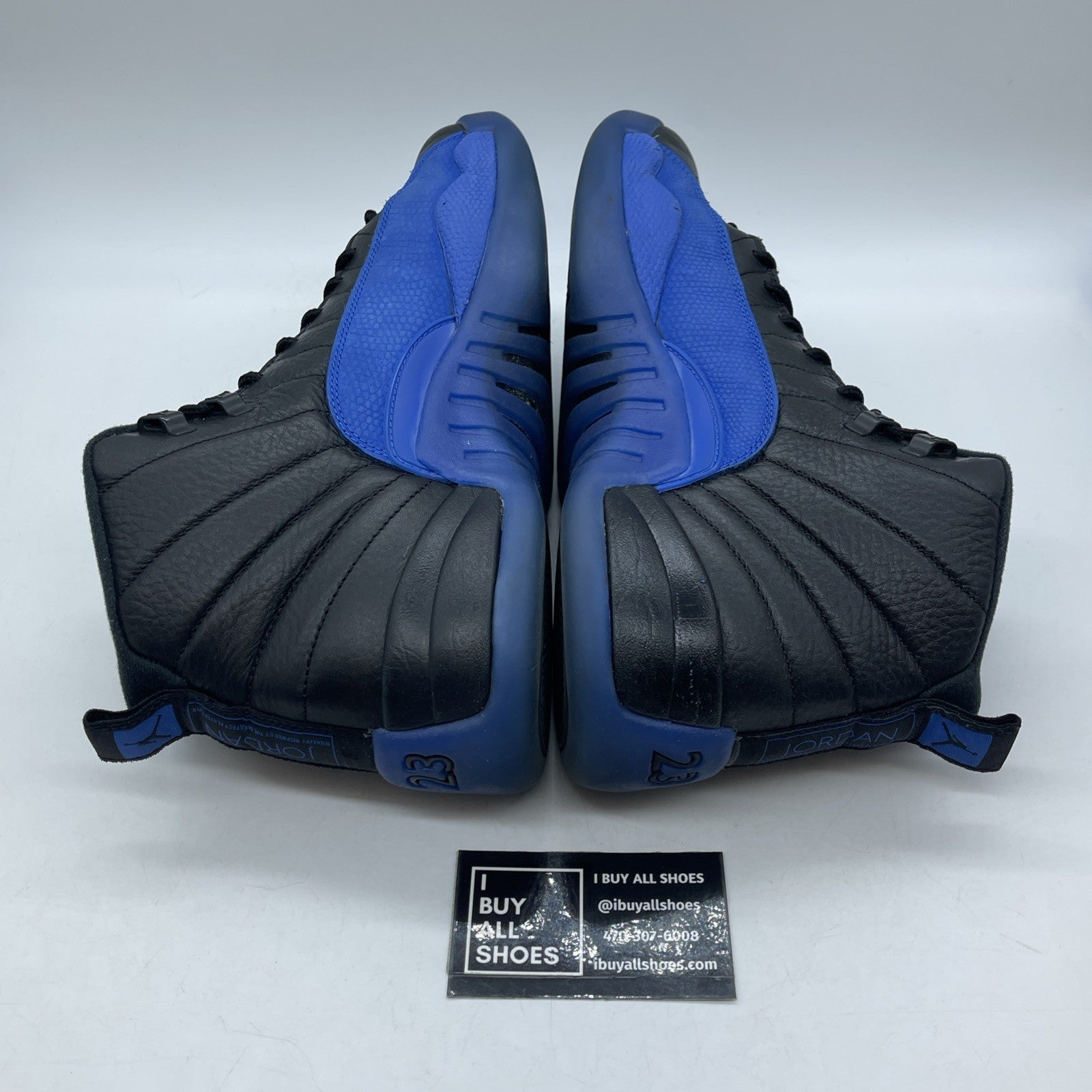 Size 11.5 - Air Jordan 12 Retro Game Royal Black Suede Leather (130690-014)