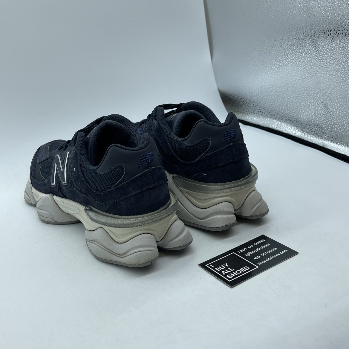 Size 9 - New Balance 9060 Eclipse Navy Suede Leather (U9060NV)