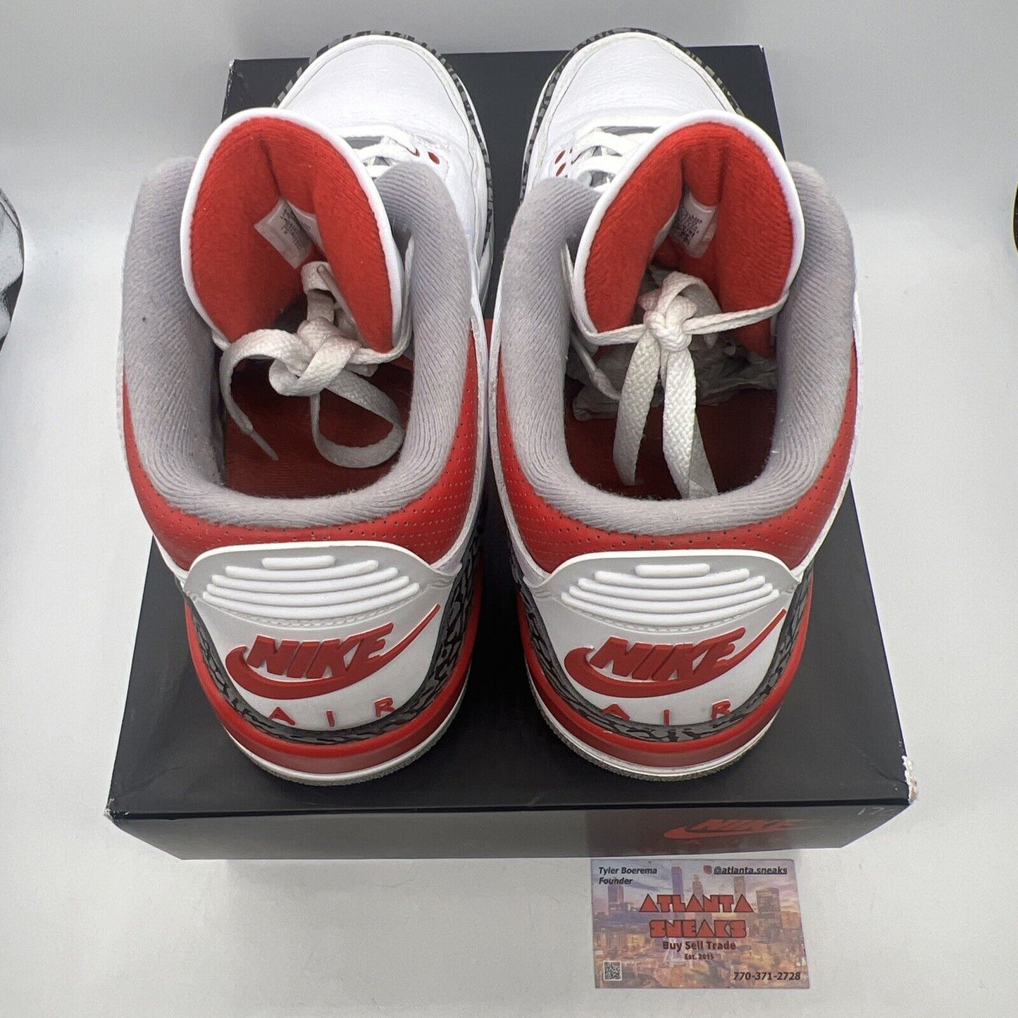 Size 12 - Jordan 3 Retro Mid Fire Red White Black Leather (DN3707-160)