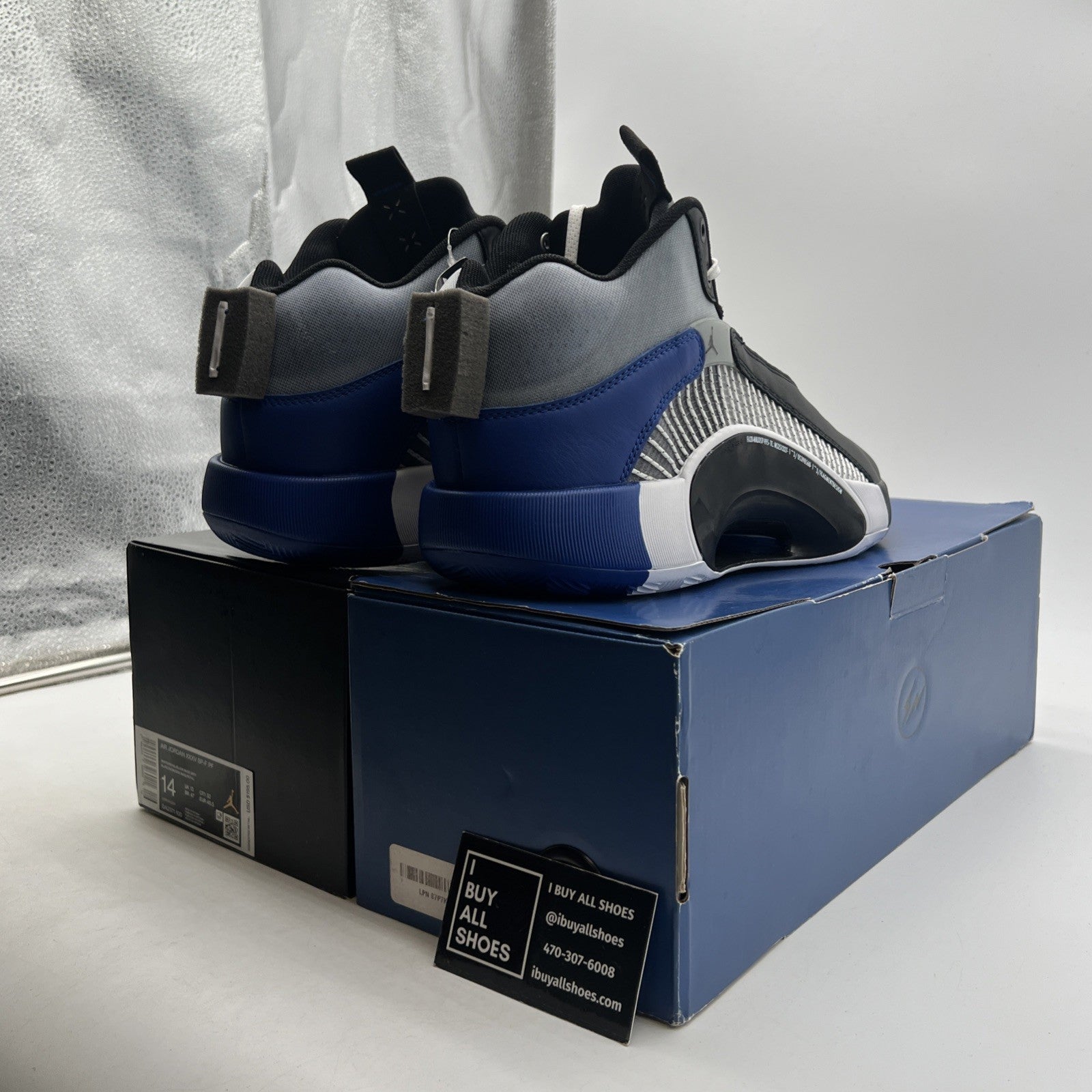 Size 14 - Fragment Design x Air Jordan 35 Gray (DA2371-100)