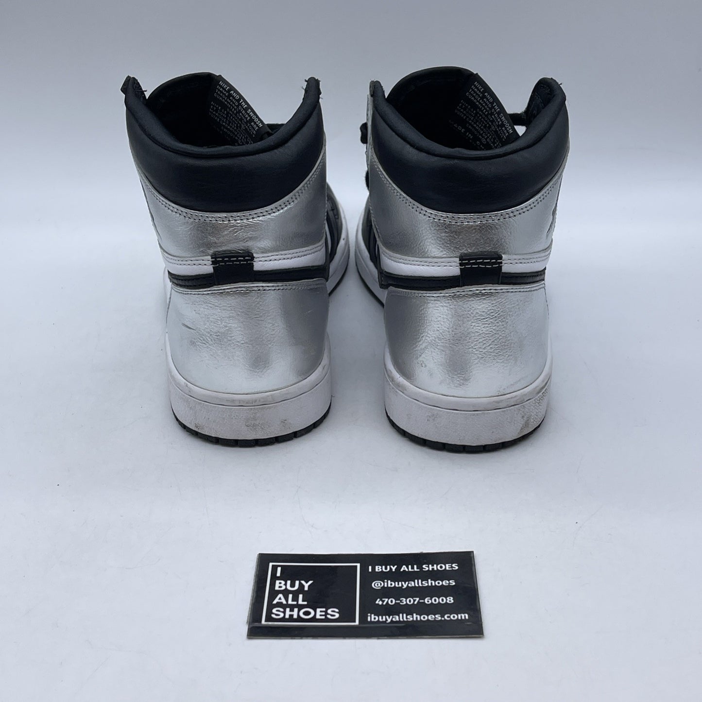 Size 10 - Air Jordan 1 High OG Metallic Silver (CD0461-001)