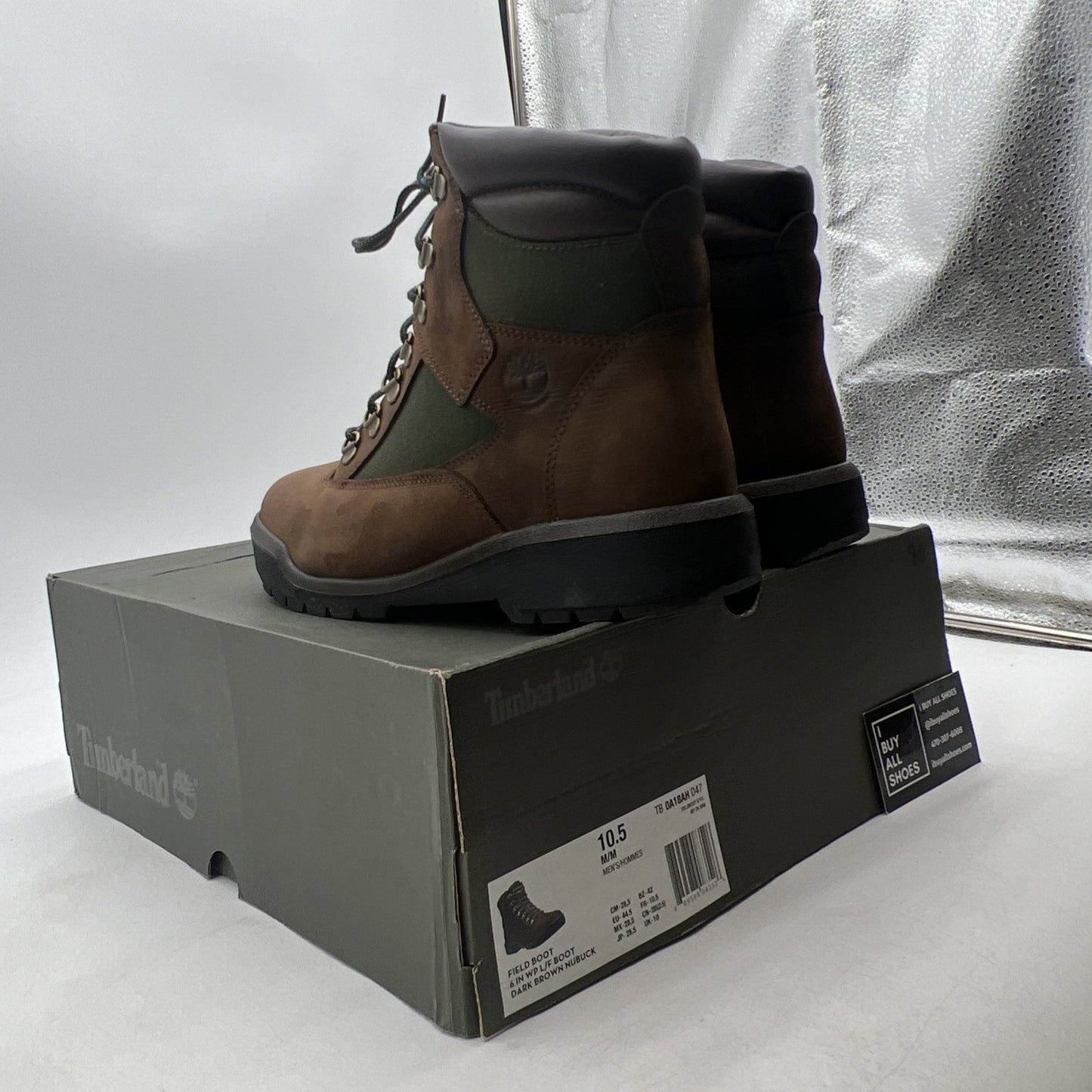 Size 10.5 - Timberland 6" Field Boot Brown (TB0A18AHD47) Snow Rain Boots