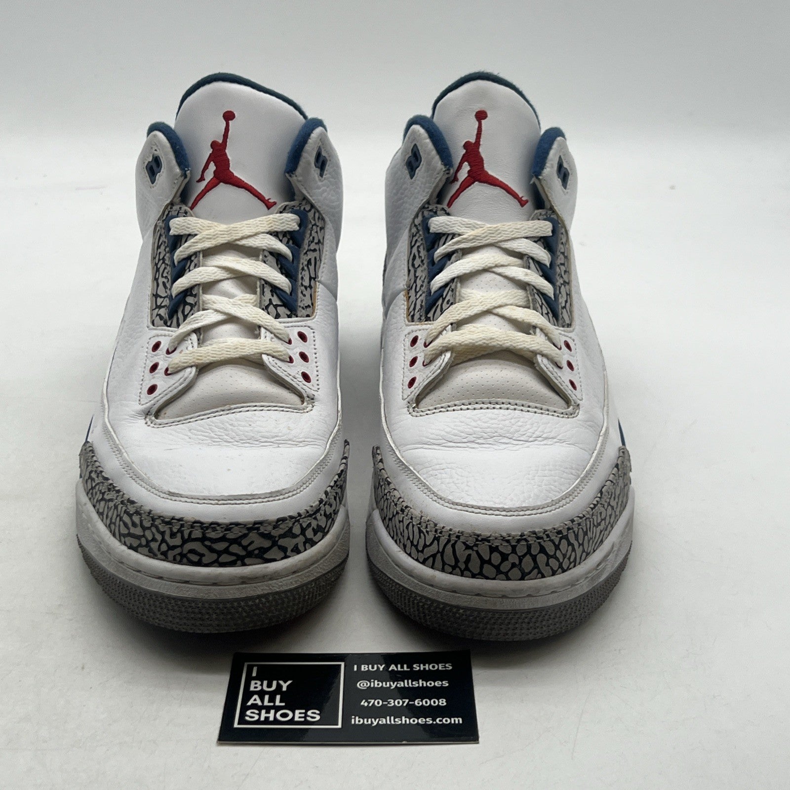 Size 14 - Air Jordan 3 Retro 2011 True Blue (136064-104)