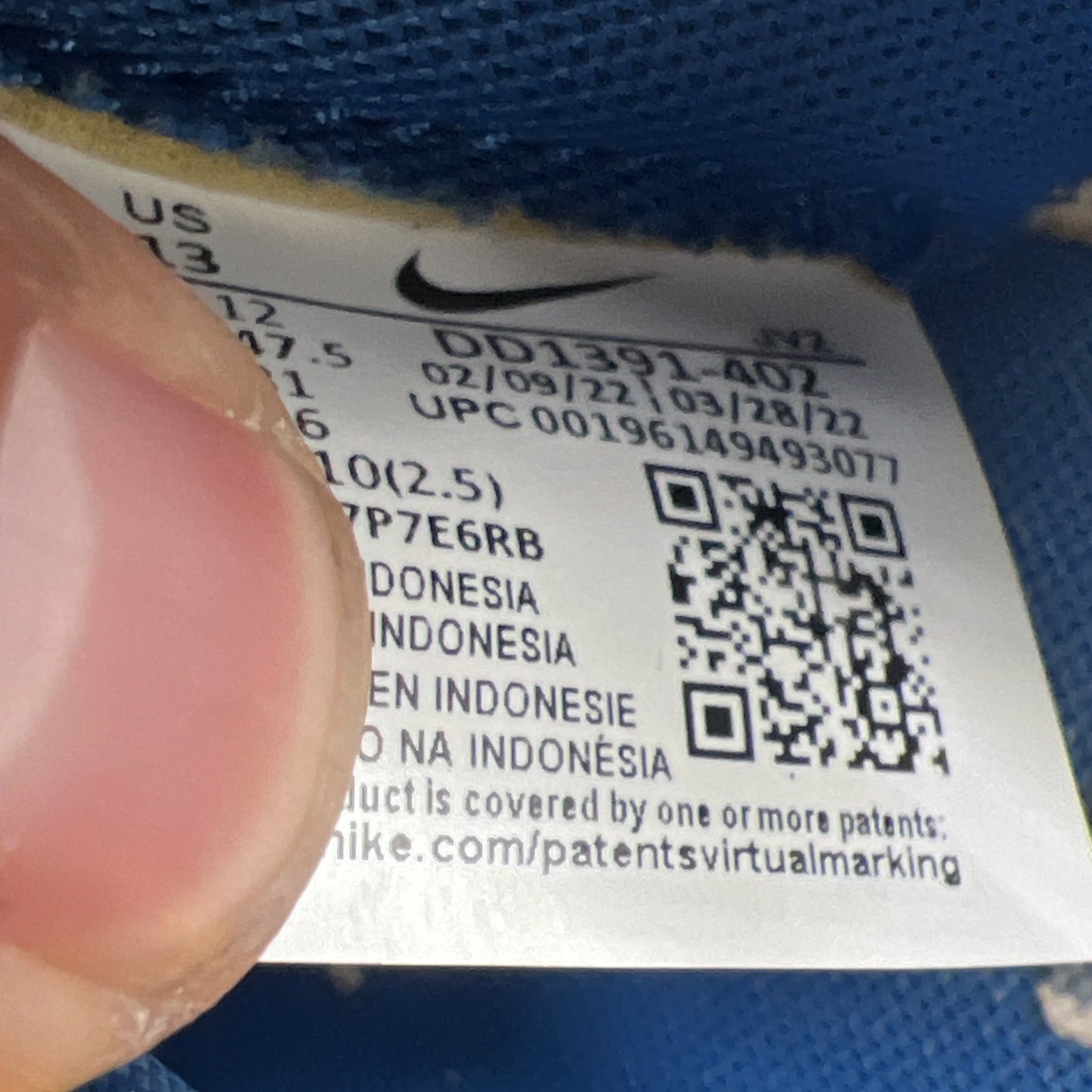 Size 13 - Nike Dunk Low UCLA (DD1391-402)