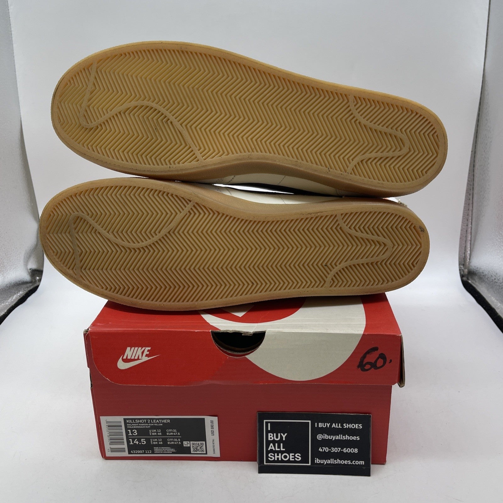 Size 13 - Nike Killshot 2 Night Maroon (432997-112)