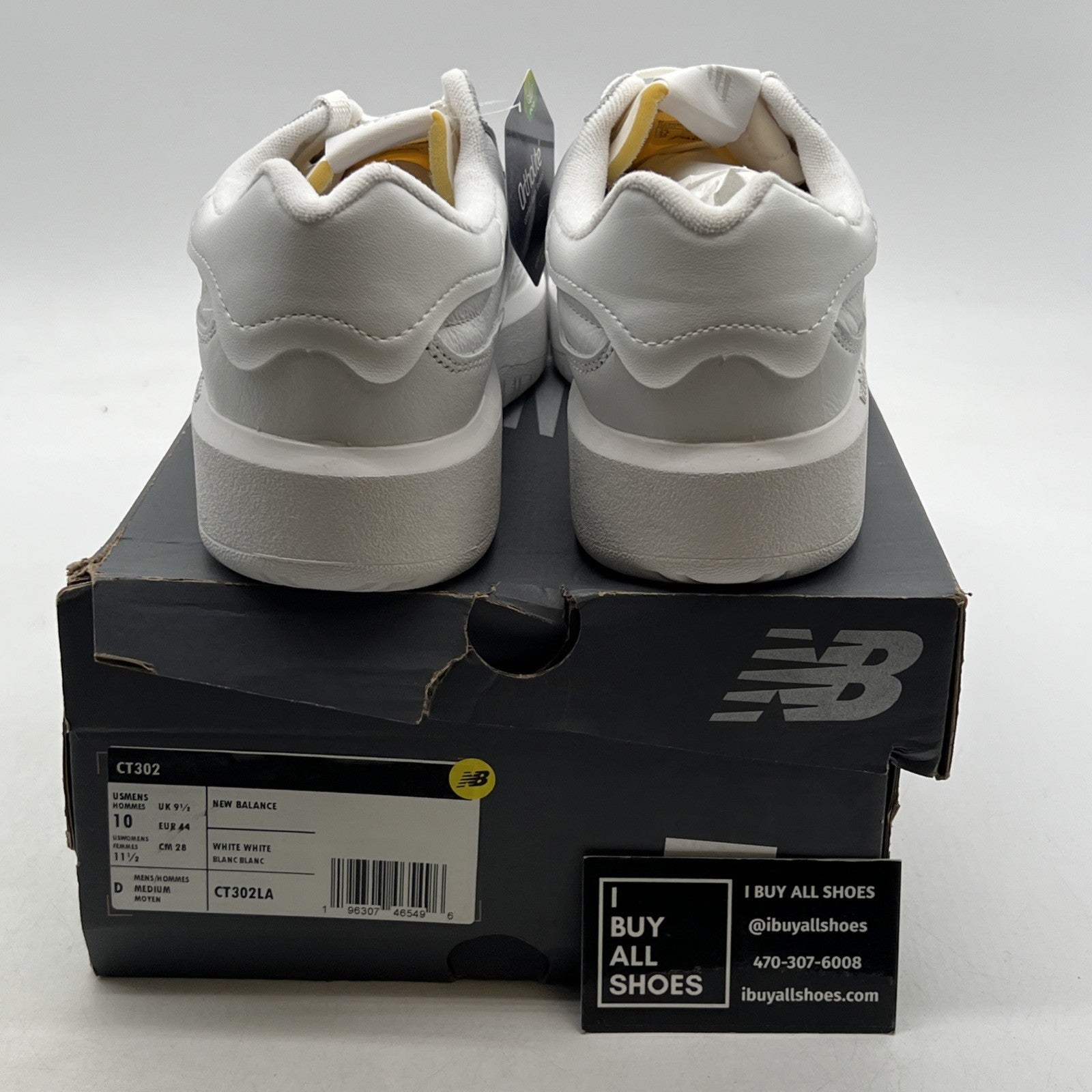 Size 10 - New Balance Platform Sneakers Triple White (CT302LA)