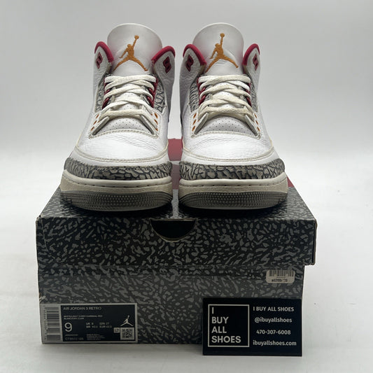 Size 9 - Air Jordan 3 Retro Mid Cardinal Red (CT8532-126)