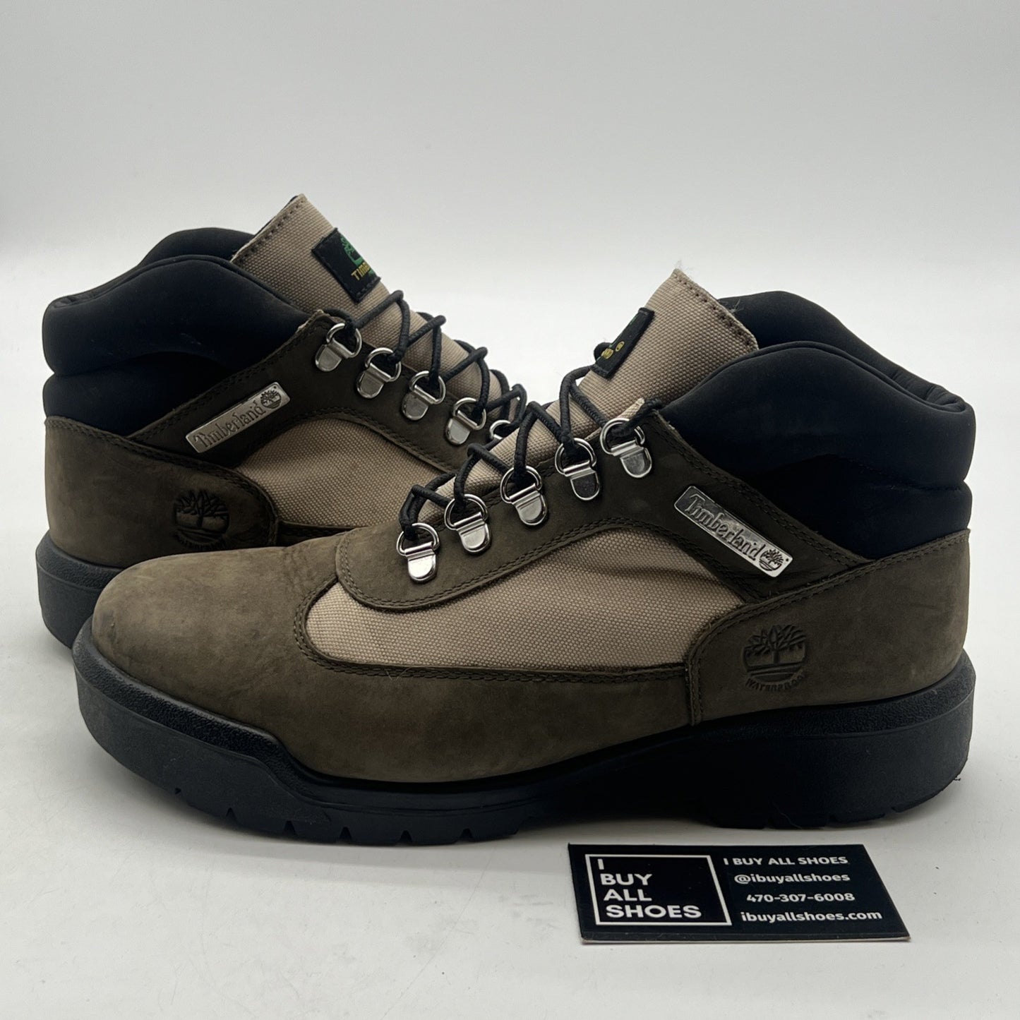 Size 8 - Timberland Waterproof Field Boot 'Dark Green' (TB0A2KXU A58)