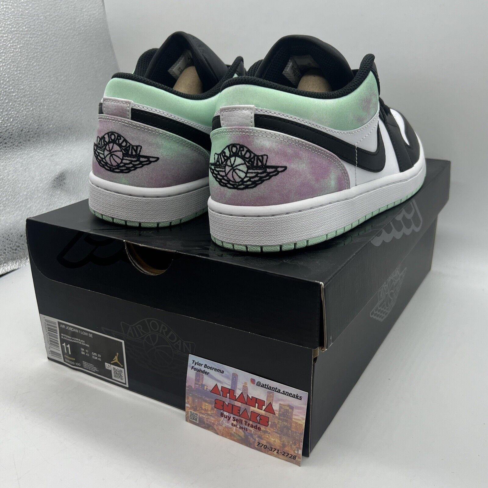 Size 11 - Jordan 1 Low SE Tie Dye Brand New Og All