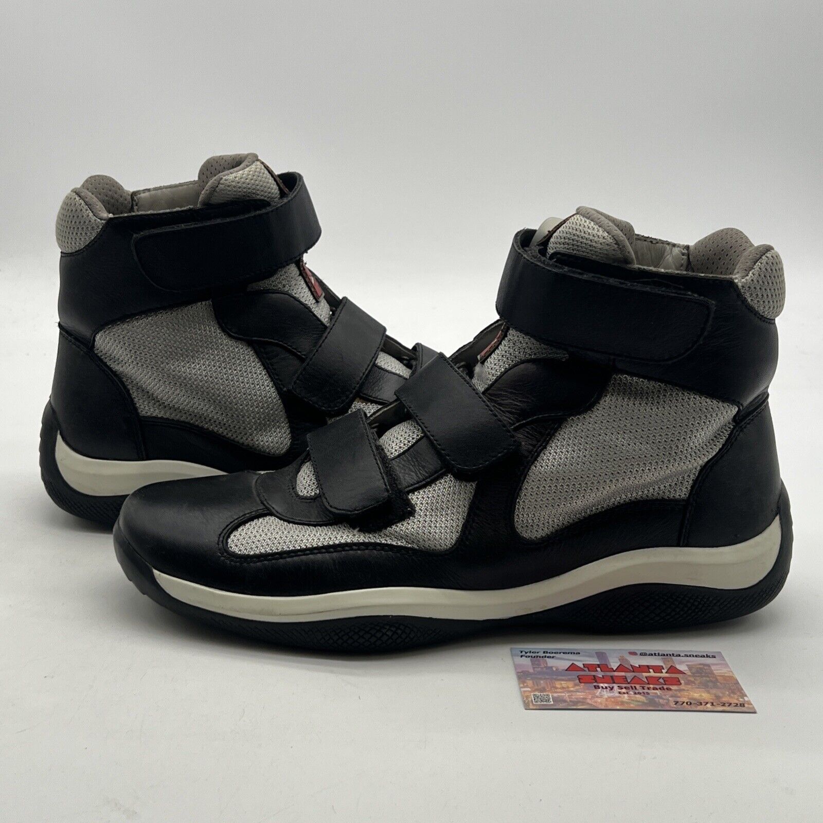 Size 8 - Prada American Cup Sneaker High Top