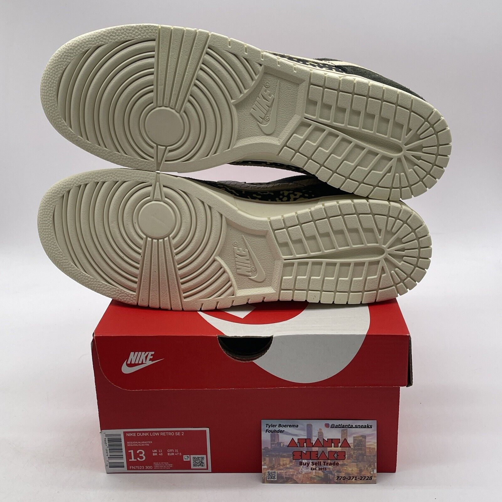 Size 13 - Nike Dunk SE Low Gone Fishing - Rainbow Trout Suede (FN7523-300)