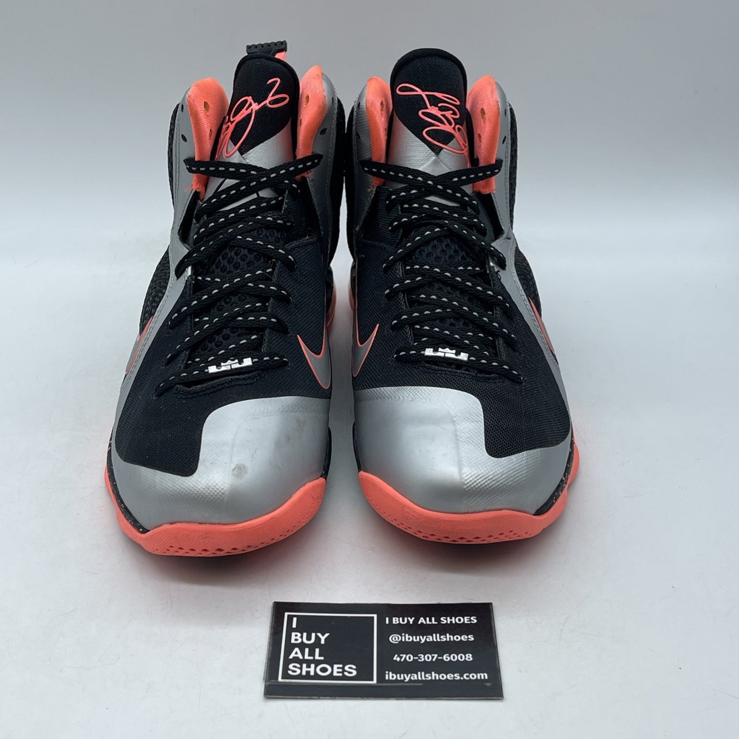 Size 8 - Nike Lebron 9 "Bright Mango" (489764-005)