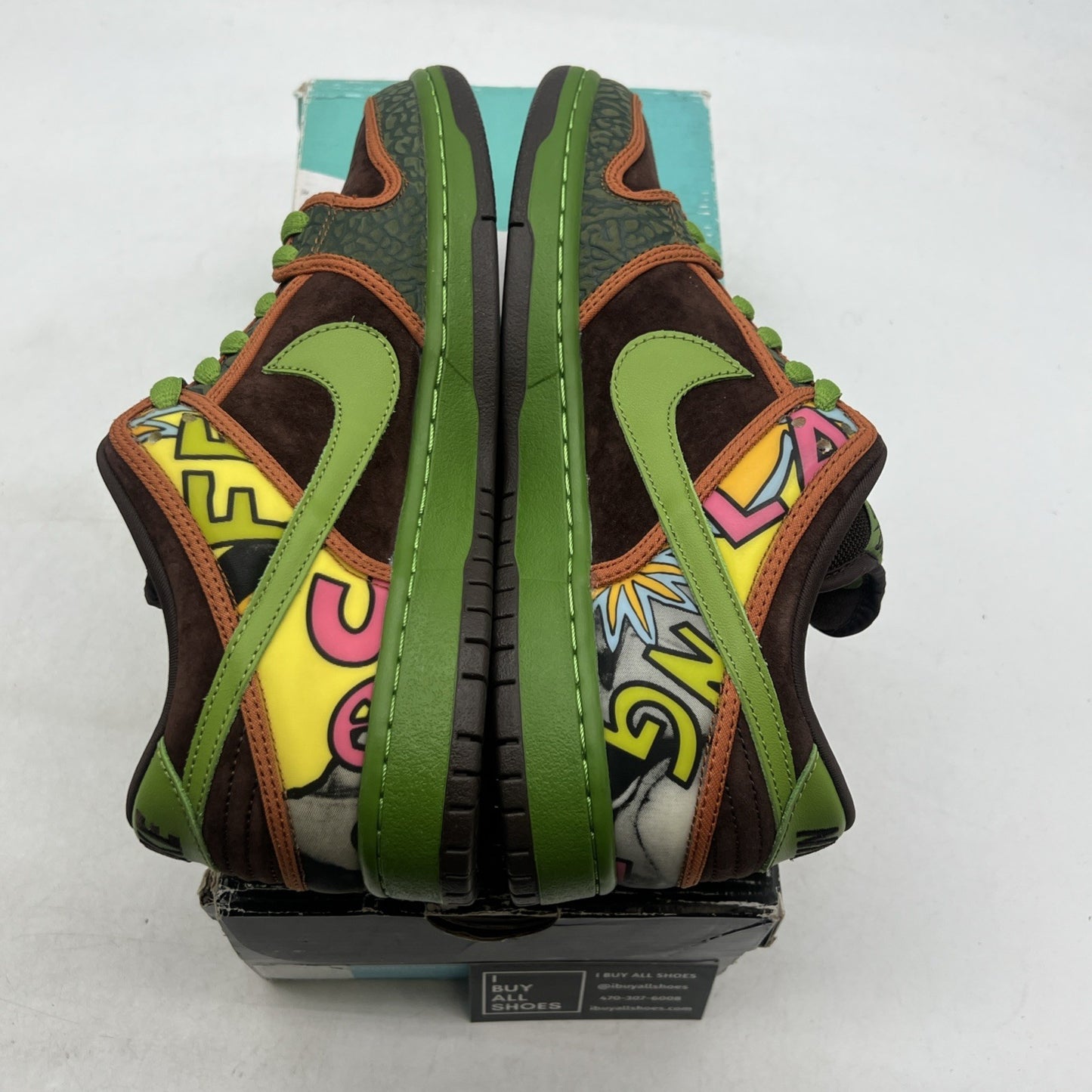 Size 9 - Nike SB Dunk Low de la soul 2015 (789841-332)