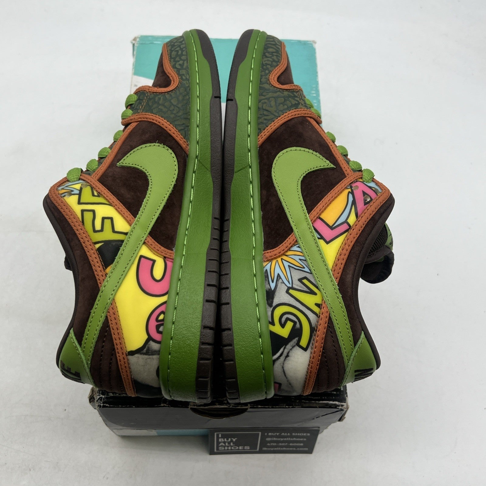 Size 9 - Nike SB Dunk Low de la soul 2015 (789841-332)