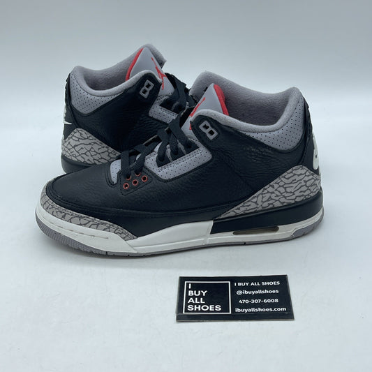 Size 6Y - Air Jordan 3 Retro OG 2024 Black Cement (DM0967-010)