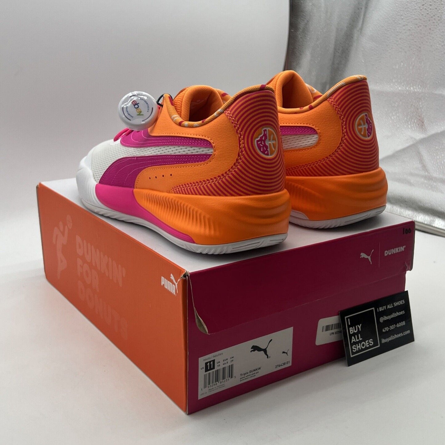 Size 11 - PUMA Dunkin' Donuts x Triple Basketball Iced Coffee Day (376438-01)
