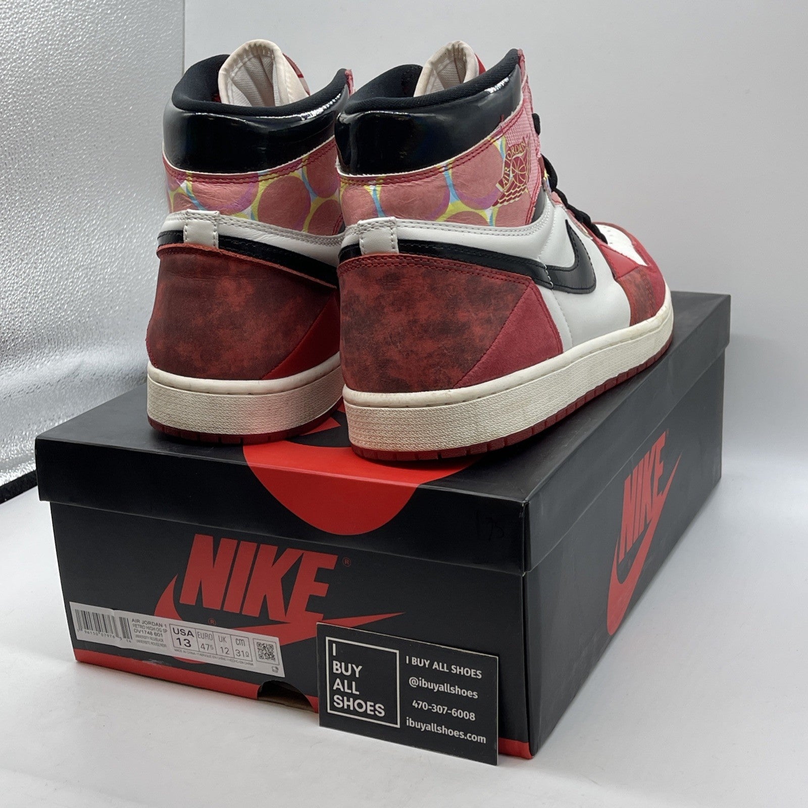 Size 13 - Jordan 1 Retro OG x Marvel High Next Chapter Red Suede (DV1748-601)